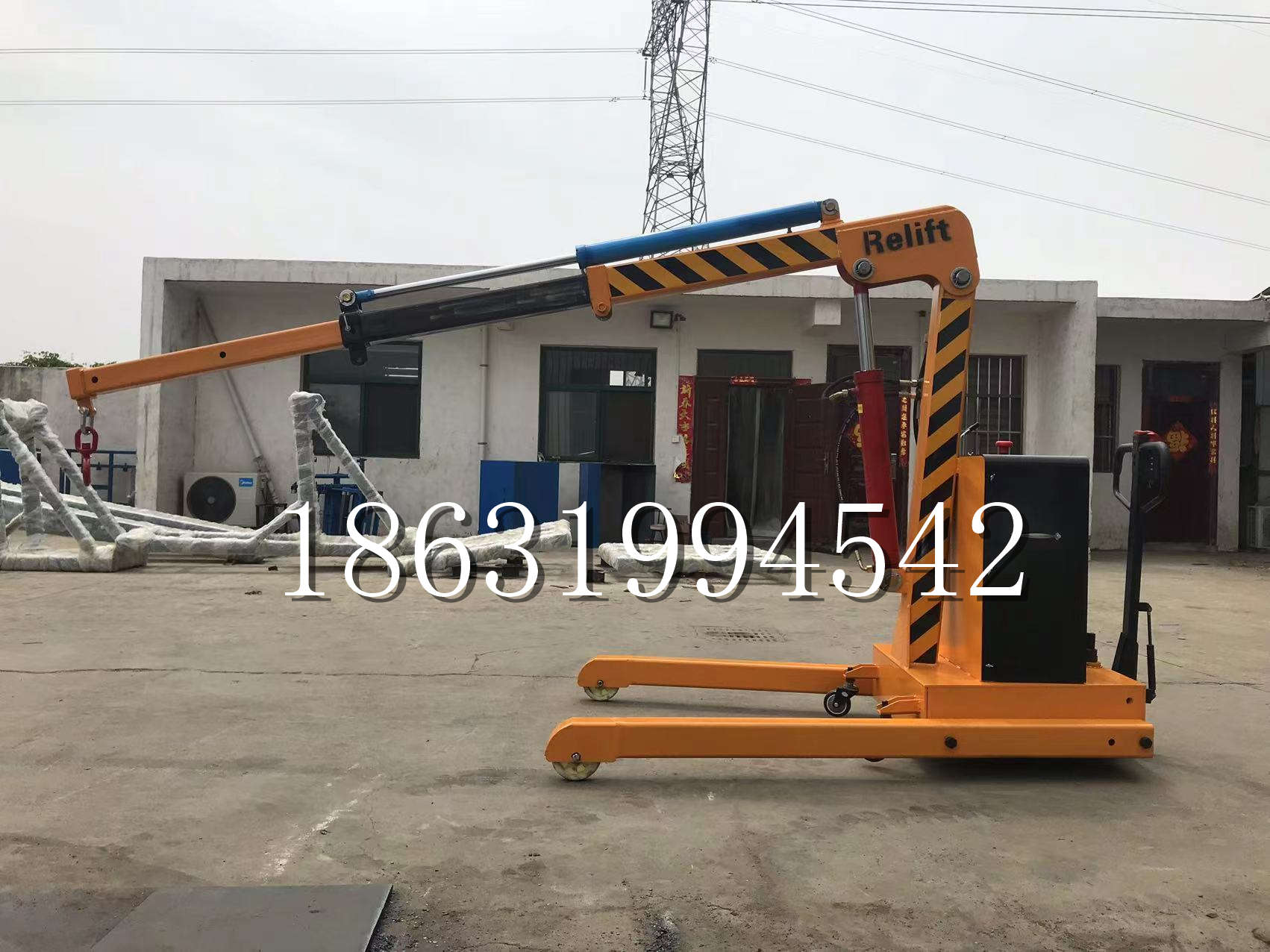 凤山区久征定做3吨三轮随车吊 农用园林绿化移树吊 平板工程用小吊机